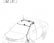 Проводка люка Geely Emgrand EC7